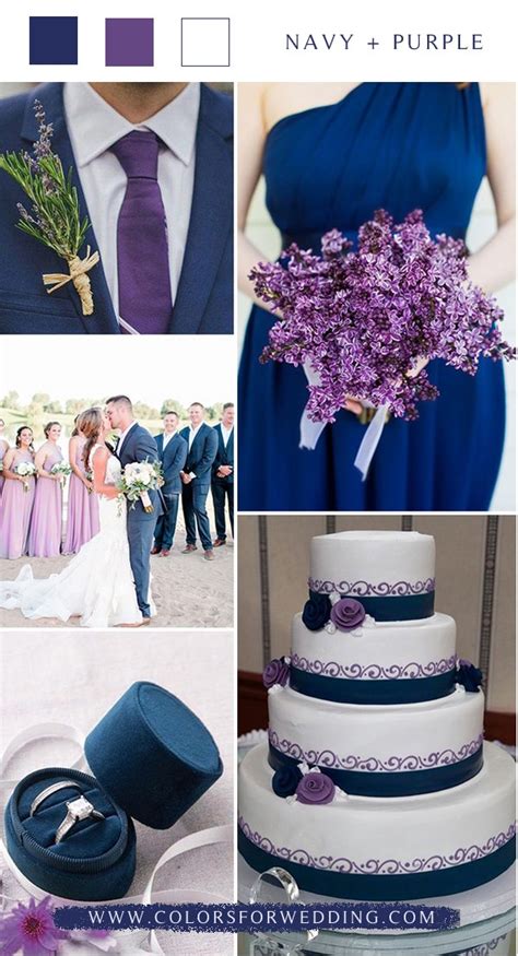 navy blue and purple combination
